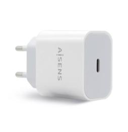 Cargador de Pared Aisens A110-0537/ 1xUSB Tipo-C/ 20W