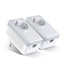 Adaptador Powerline TPLink TL-PA4010P KIT 600Mbps/ Alcance 300m/ Pack de 2