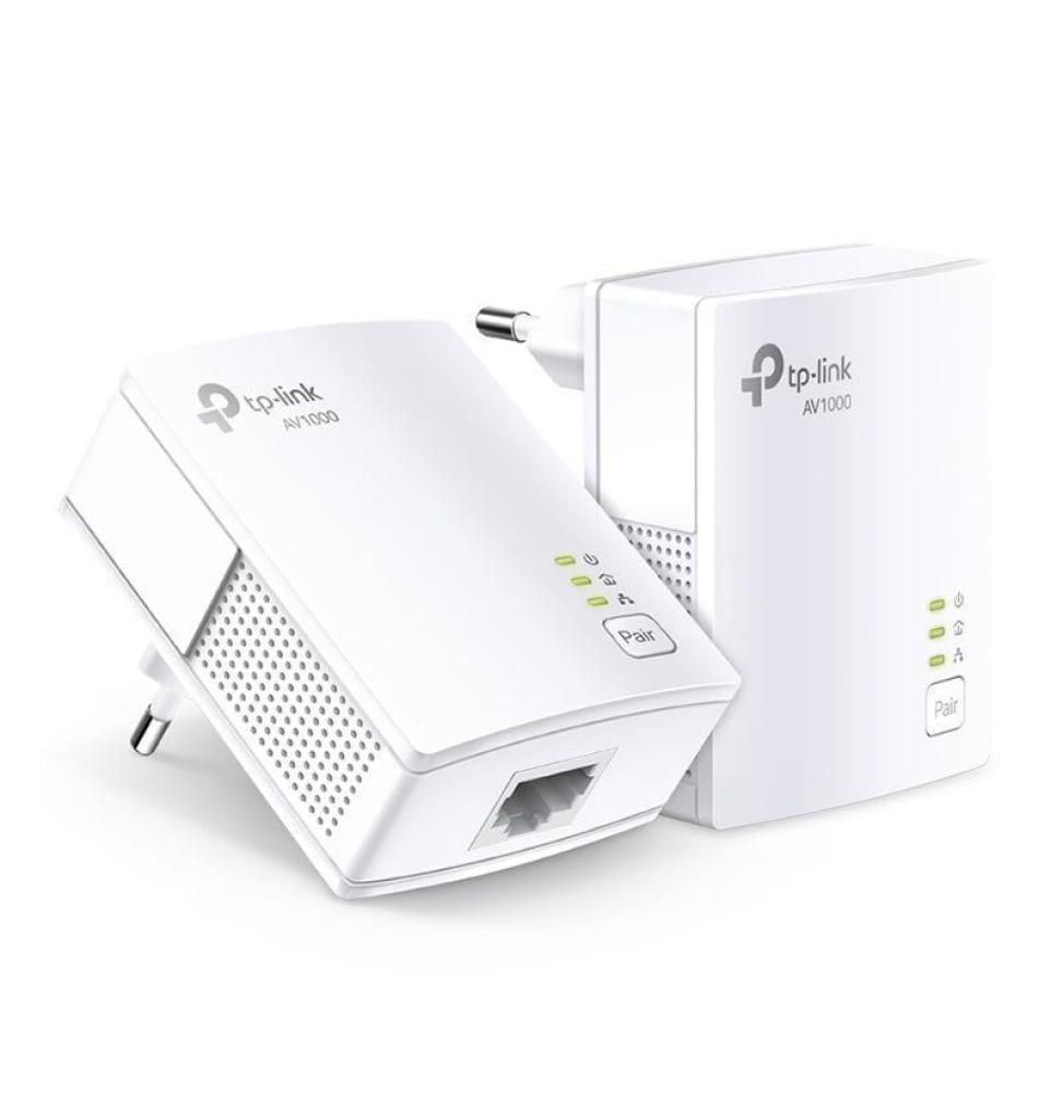 Adaptador Powerline TPLink TL-PA7017Kit 1000Mbps/ Alcance 300m/ Pack de 2