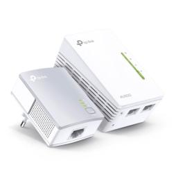 Adaptador Powerline TPLink WPA4221KIT 600Mbps/ Alcance 300m/ Pack de 2