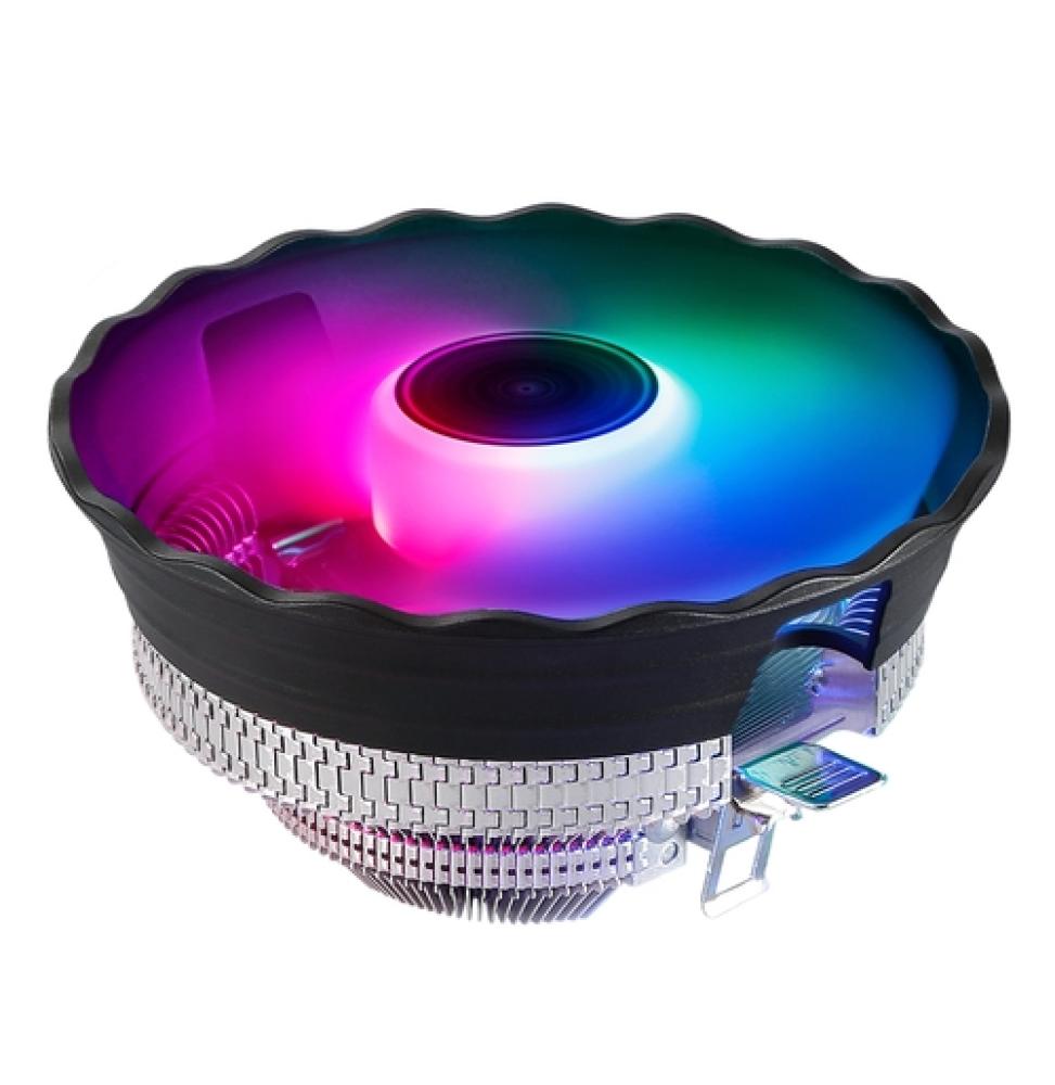 Unyka Jotun DF 120 RGB - Ventilador para CPU - Válido para 1156/1155/1151/1150/1700 - AMD AM4/AM3+/AM3/AM2+/AM2 - 22dBA