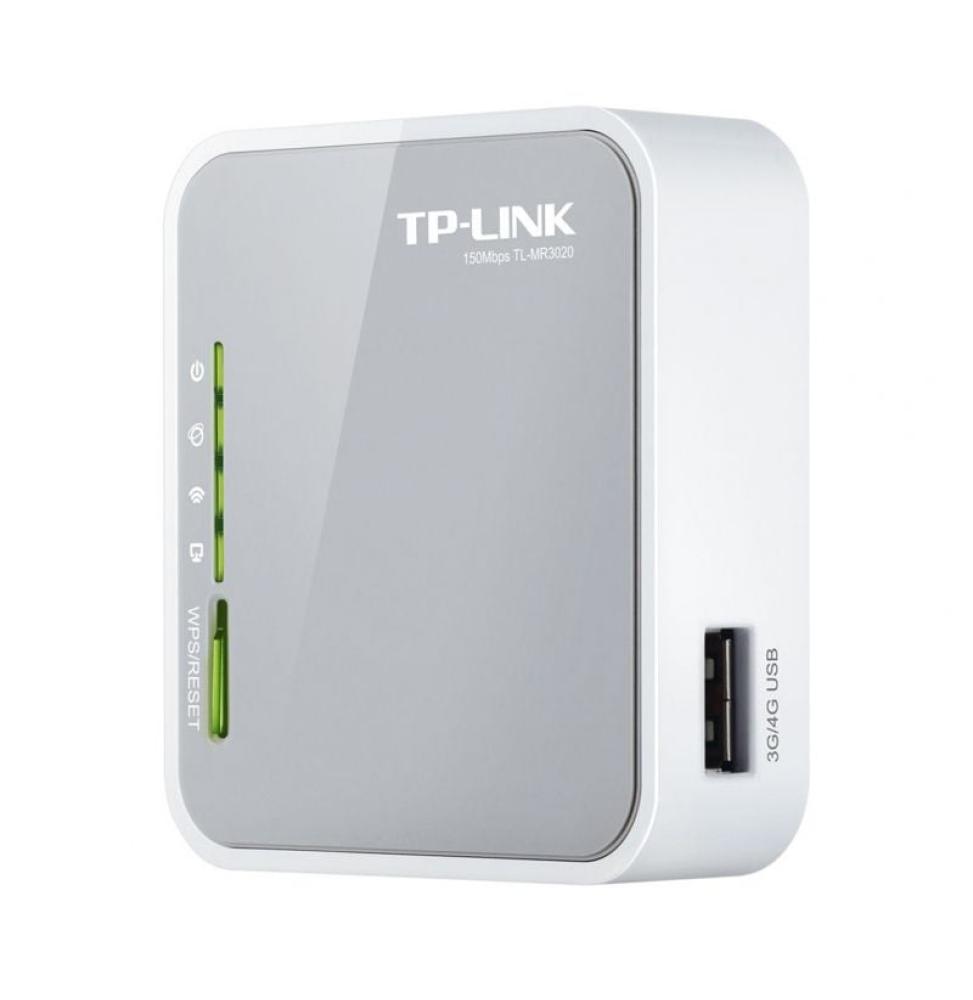 Router Inalámbrico 3G TP-Link TL-MR3020 150Mbps/ 2.4GHz/ 1 Antena/ WiFi 802.11n/g/b