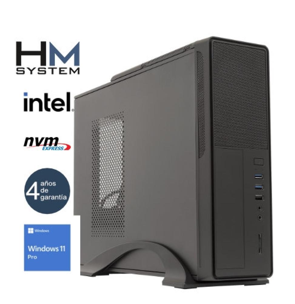 HM System Solano C8+ - Sobremesa SFF - 10ª gen - Intel Core i5 12400 - 16GB DDR4 - 500GB SSD M.2 NVMe - 300W 85% - USB 3.0 - Win