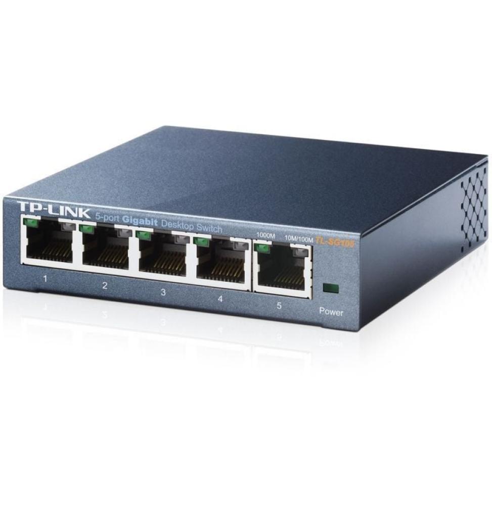 Switch TP-Link TL-SG105 5 Puertos/ RJ-45 10/100/1000