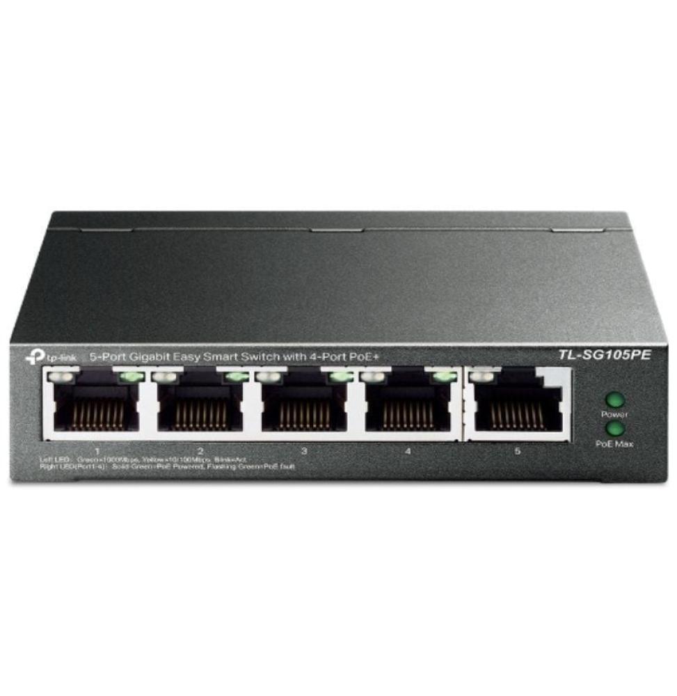 Switch TP-Link TL-SG105PE 5 Puertos/ RJ-45 10/100/1000 PoE