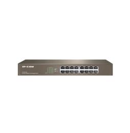 IP-COM G1016D - Switch 16 puertos Gigabit 10/100/1000 - Metálico - Rack 13" - Escritorio - Pared