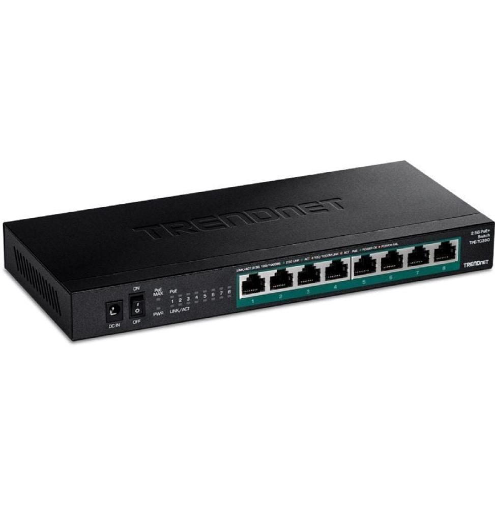 Switch TRENDnet TPE-TG380 8 Puertos/ RJ-45 Gigabit 10/100/1000 PoE