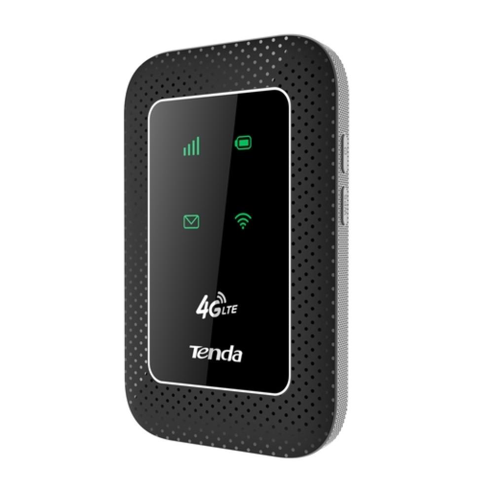 Tenda 4G180 - Router 4G - Ranura SIM - LTE - Hasta 10 usuarios - Bateria - MicroSD