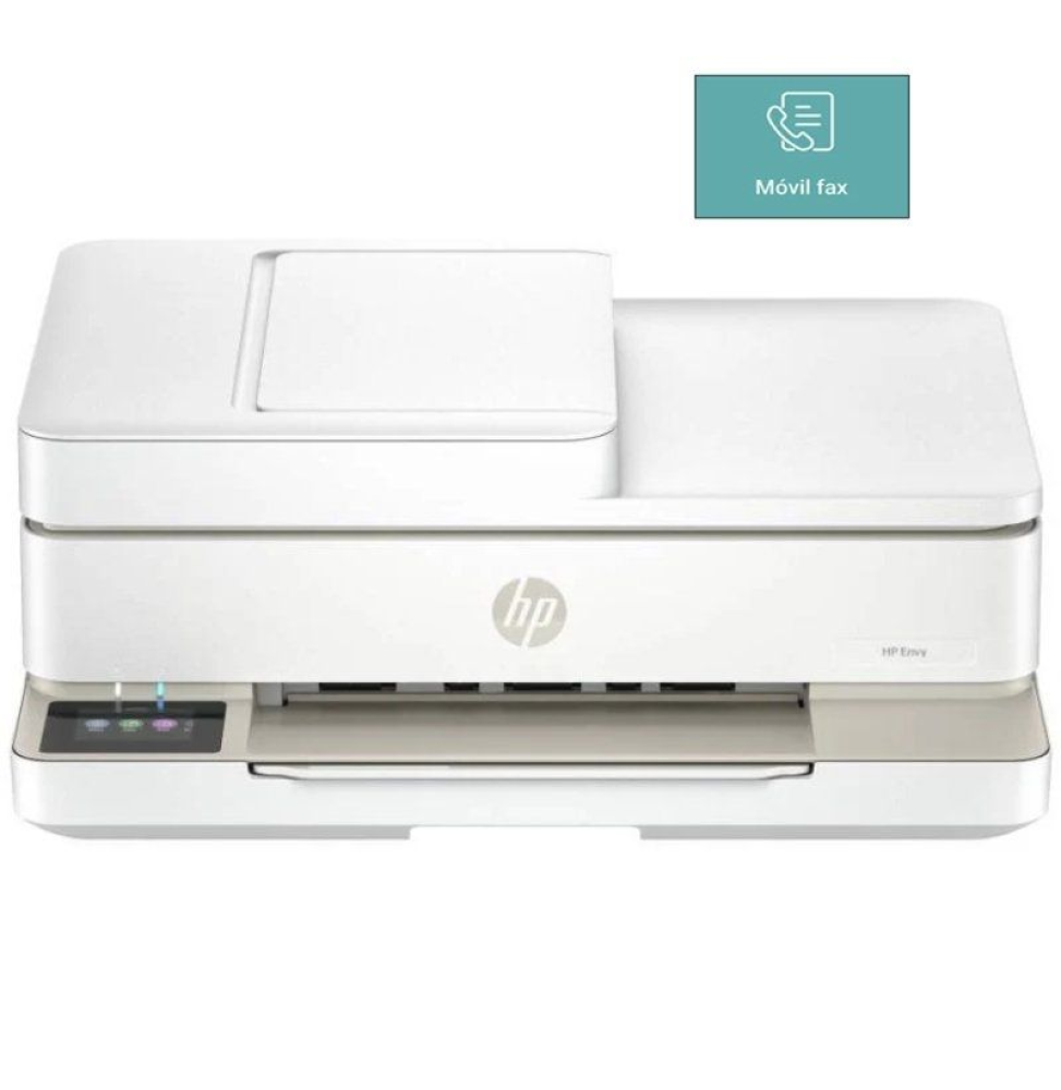 Multifunción HP Envy 6520e WiFi/ Fax Móvil/ Dúplex/ ADF/ Blanca Portobello