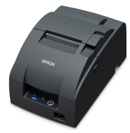 Impresora de Tickets Epson TM-U220IIB/ Ancho papel 76mm/ USB/ Negra