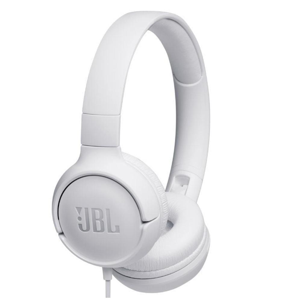 Auriculares JBL Tune 500/ con Micrófono/ Jack 3.5/ Blancos