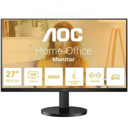 Monitor Profesional AOC U27B3AF 27'/ 4K/ Multimedia/ Regulable en altura/ Negro