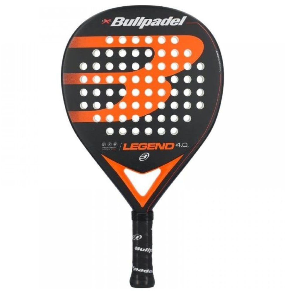 Pala de Pádel Bullpadel Legend 4.0 2022/ Naranja y Negra