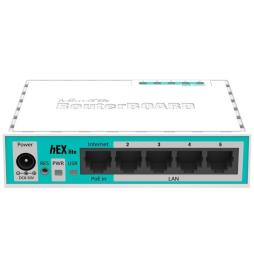 Router Mikrotik Hex Lite RB750R2 5 Puertos/ RJ45 10/100/1000/ PoE