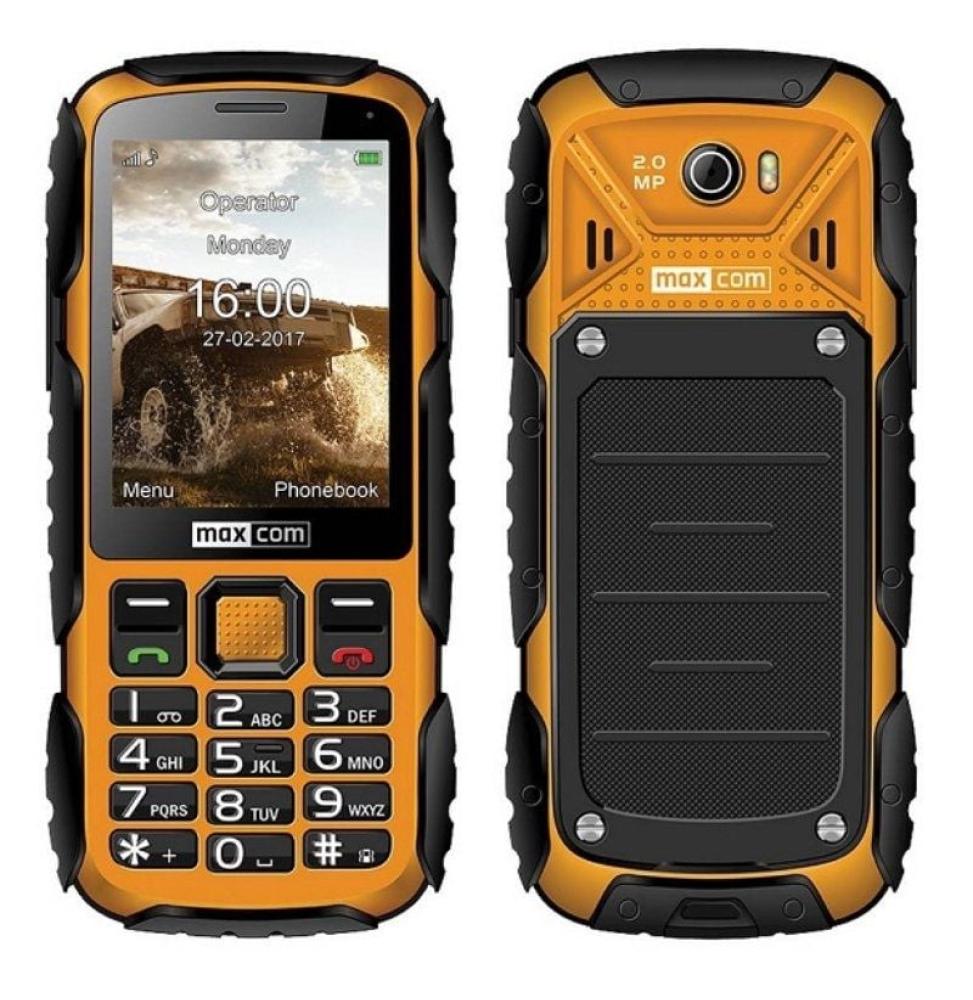 Teléfono Móvil Ruggerizado Maxcom MM920/ Amarillo