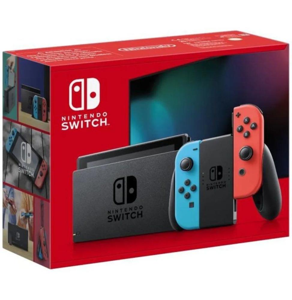 Nintendo Switch Azul Neón/Rojo Neón 2022/ 2 Mandos Joy-Con