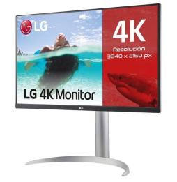 Monitor Profesional LG 27UP85NP-W 27'/ 4K/ Multimedia/ Regulable en altura/ Plata