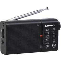 Radio Portátil Daewoo DW1119/ Negra