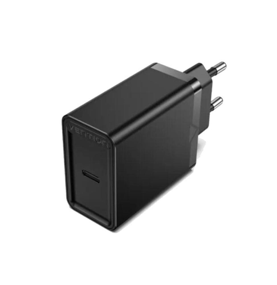 Cargador de Pared Vention FAIB0-EU/ 1xUSB Tipo-C/ 30W