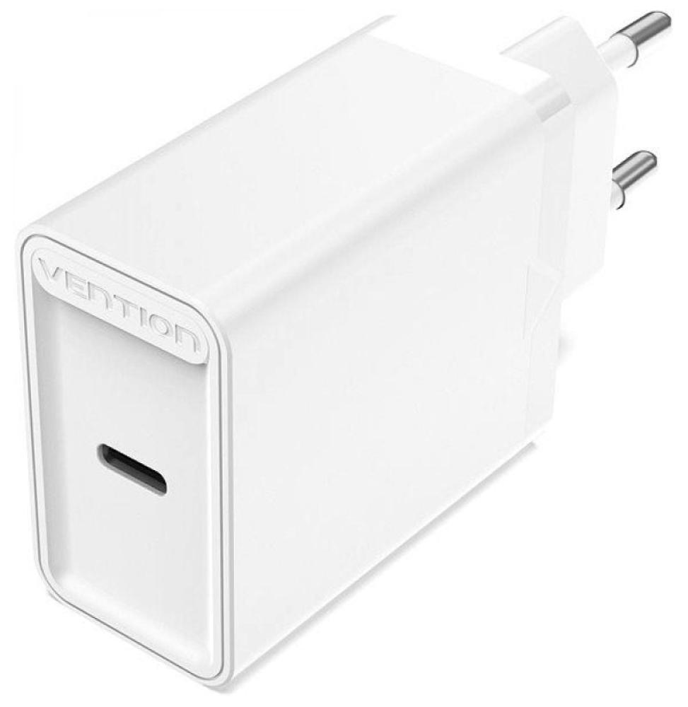 Cargador de Pared Vention FAIW0-EU/ 1xUSB Tipo-C/ 30W