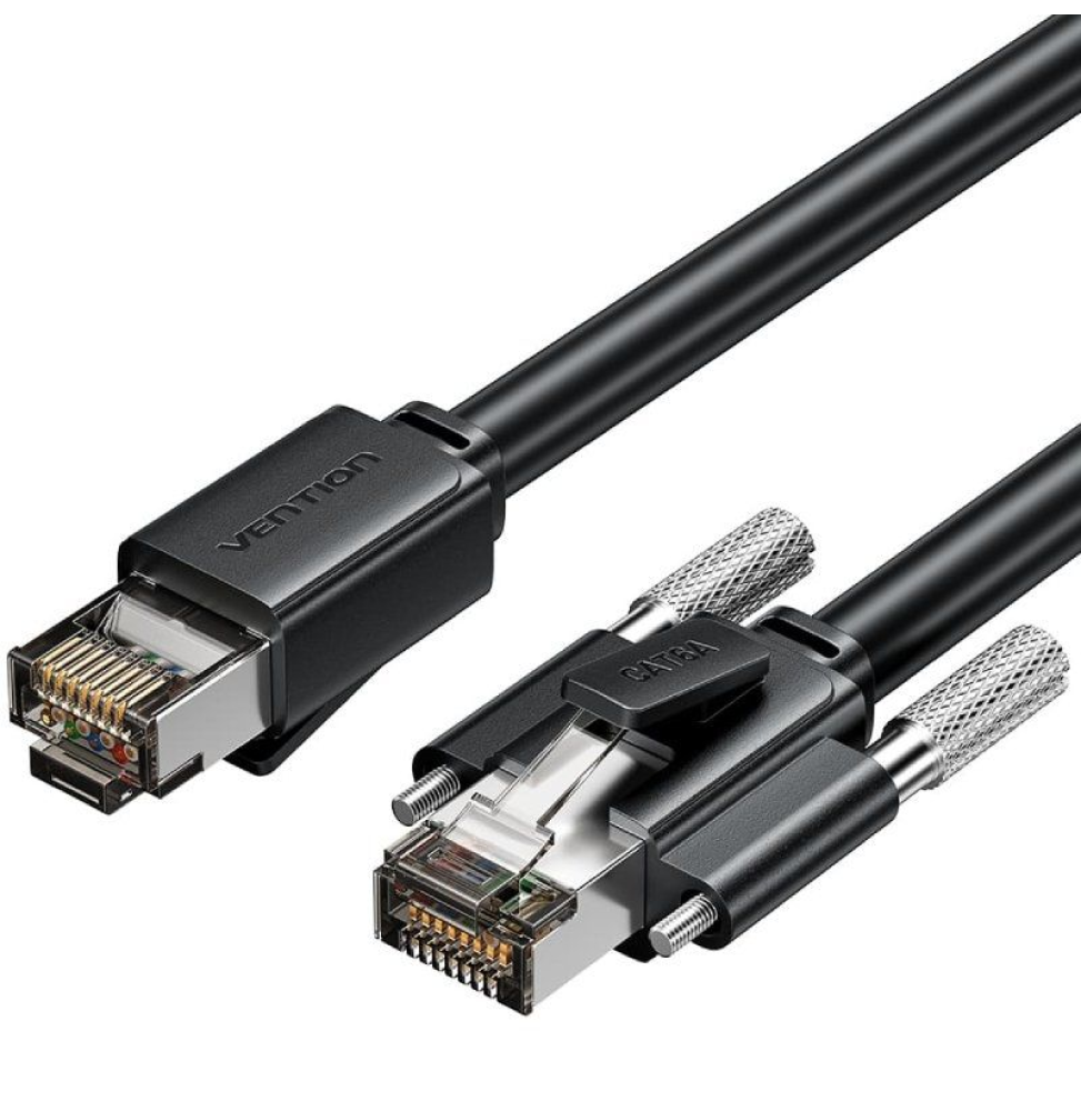 Cable de Red RJ45 SFTP Vention IBUBI Cat.6/ 3m/ Negro