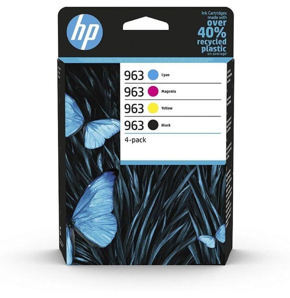 Cartucho de Tinta Original HP nº963 Multipack/ Cian/ Magenta/ Amarillo/ Negro