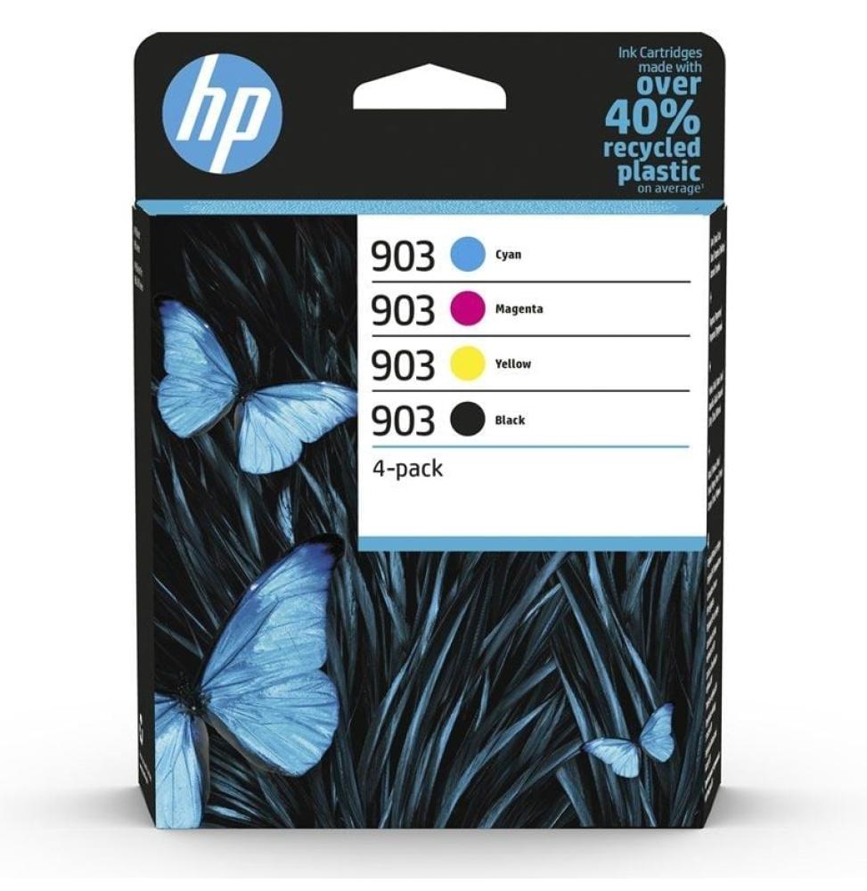 Cartucho de Tinta Original HP nº903 Multipack/ Negro/ Magenta/ Cian/ Amarillo