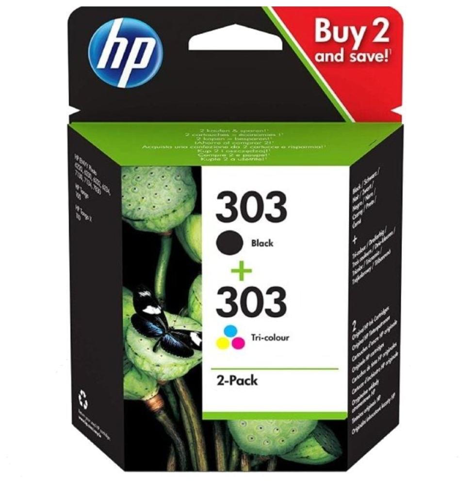 Cartucho de Tinta Original HP nº303 Multipack/ Negro/ Tricolor