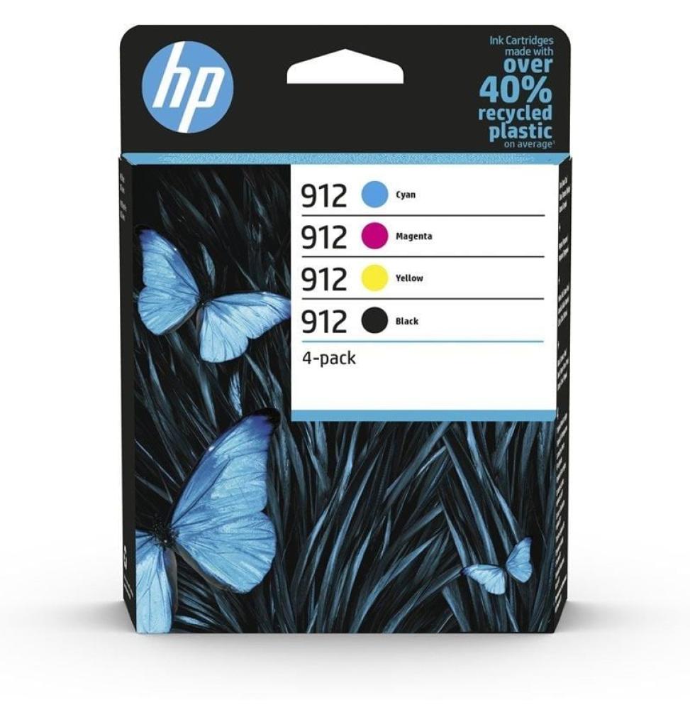 Cartucho de Tinta Original HP nº912 Multipack/ Negro/ Magenta/ Cian/ Amarillo