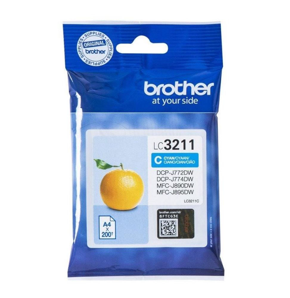 Cartucho de Tinta Original Brother LC-3211C/ Cian