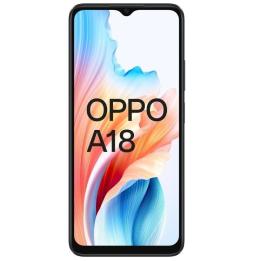 Smartphone Oppo A18 4GB/ 128GB/ 6.56'/ Negro Brillante