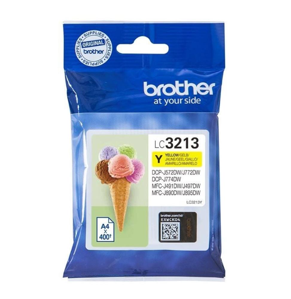 Cartucho de Tinta Original Brother LC-3213Y/ Amarillo