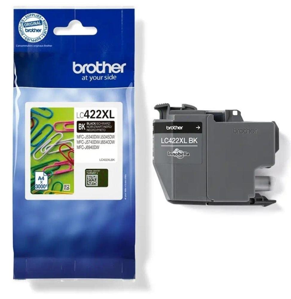 Cartucho de Tinta Original Brother LC-422 XL Alta Capacidad/ Negro