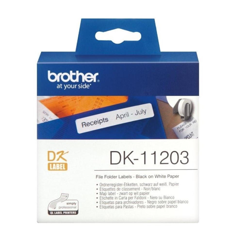 Etiquetas Precortadas Brother DK11203/ 300 unidades