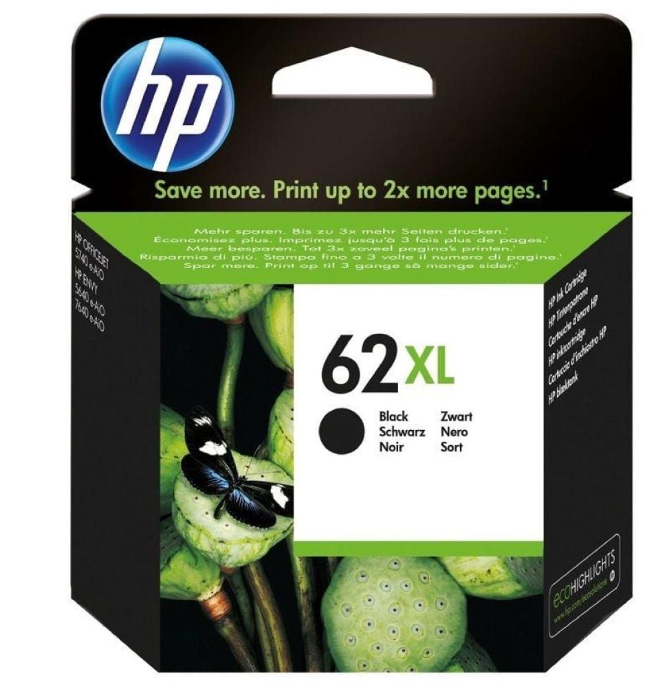 Cartucho de Tinta Original HP nº62 XL Alta Capacidad/ Negro