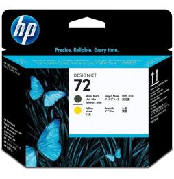 Cartucho de Tinta Original HP nº72/ Negro Mate/ Amarillo