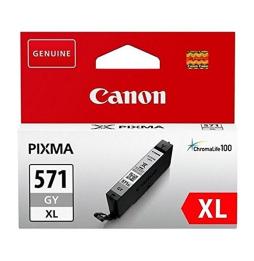 Cartucho de Tinta Original Canon CLI-571XL Alta Capacidad/ Gris