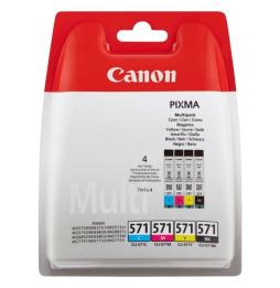 Cartucho de Tinta Original Canon CLI-571 Multipack/ Cian/ Magenta/ Amarillo/ Negro