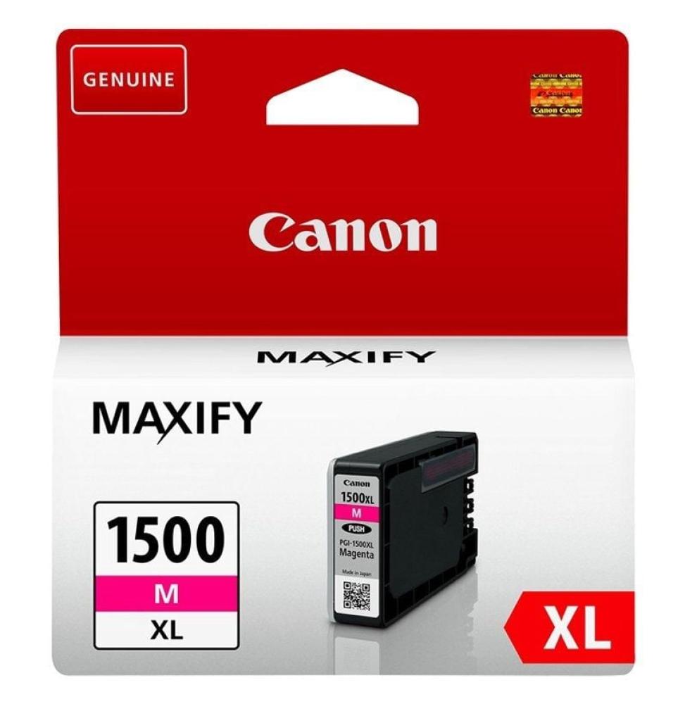 Cartucho de Tinta Original Canon PGI-1500XL Alta Capacidad/ Magenta