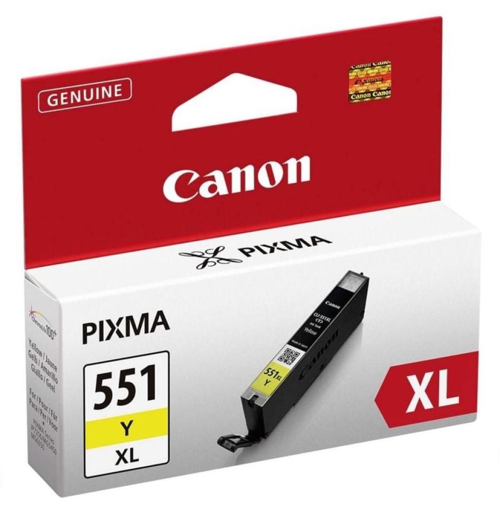 Cartucho de Tinta Original Canon CLI-551Y XL Alta Capacidad/ Amarillo