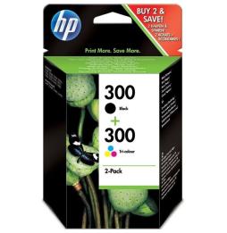 Cartucho de Tinta Original HP nº300 Multipack/ Negro/ Tricolor