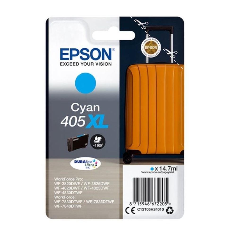 Cartucho de Tinta Original Epson nº405 XL Alta Capacidad/ Cian