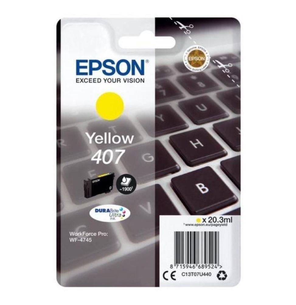 Cartucho de Tinta Original Epson nº407L/ Amarillo