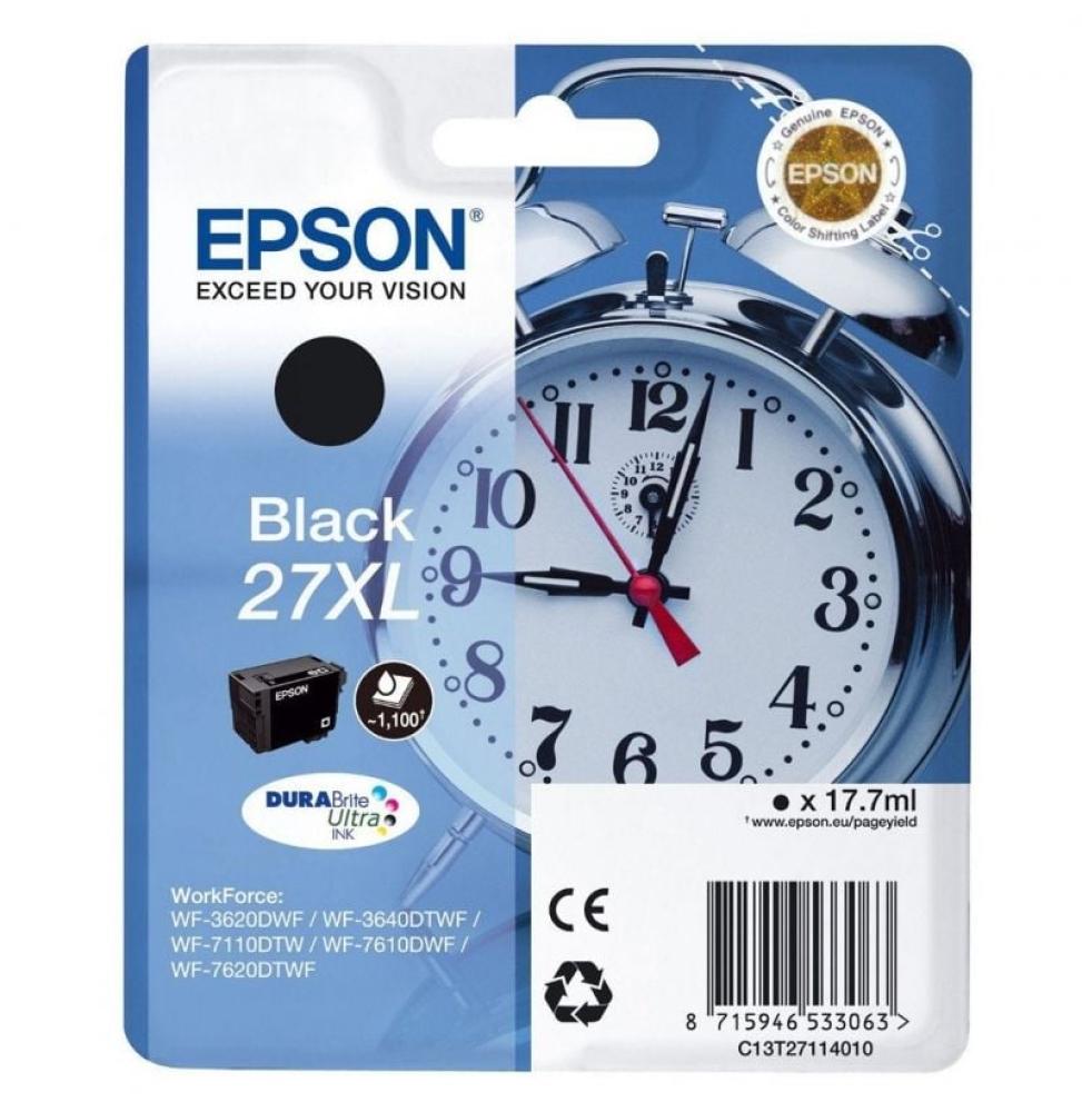 Cartucho de Tinta Original Epson nº27 XL Alta Capacidad/ Negro