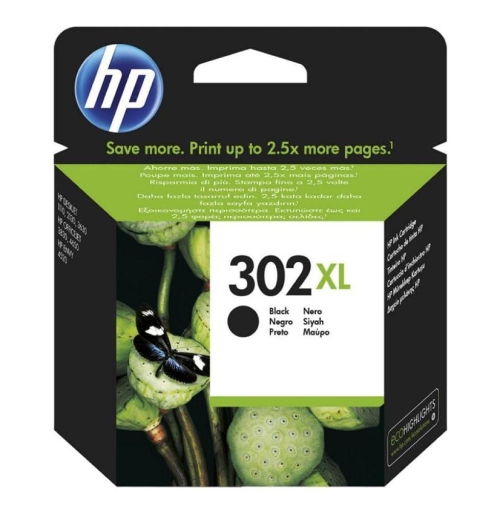 Cartucho de Tinta Original HP nº302 XL Alta Capacidad/ Negro