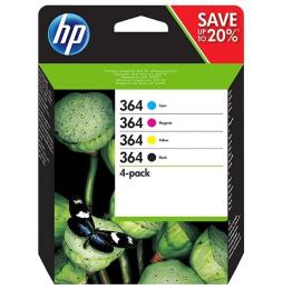 Cartucho de Tinta Original HP nº364 Multipack/ Negro/ Magenta/ Cian/ Amarillo