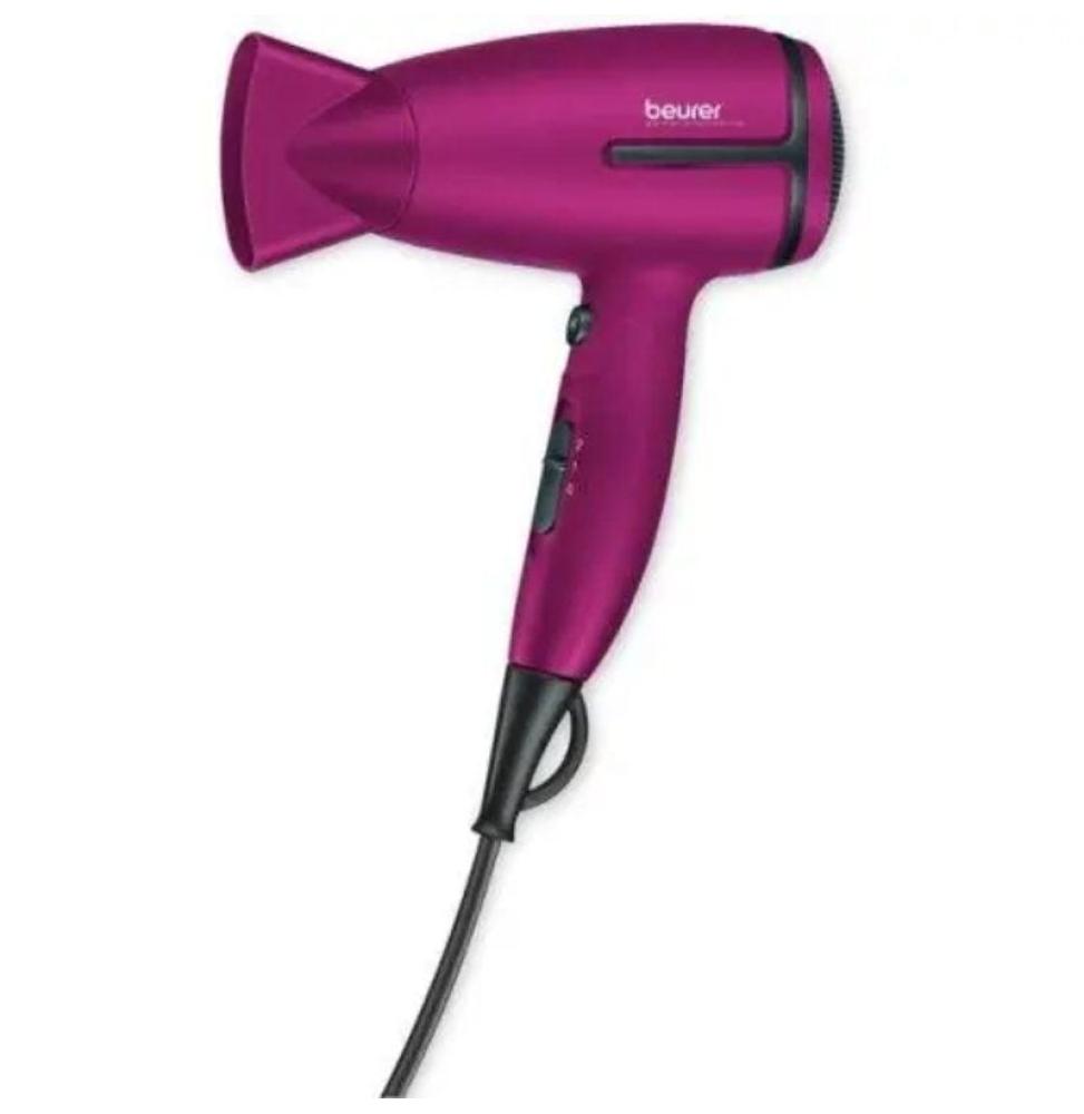 Secador Beurer HC-25-LE/ 1600W/ Iónico/ Rosa