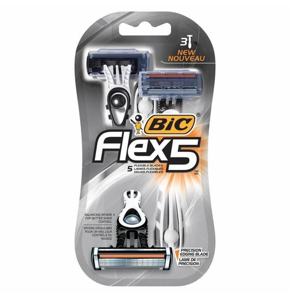 Cuchilla de Afeitar Bic Flex 5/ 3 uds