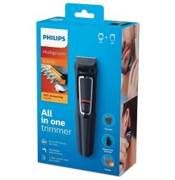 Cortapelos 8 en 1 Philips Multigroom Series 3000 MG-3730/15/ con Batería/ 11 Accesorios