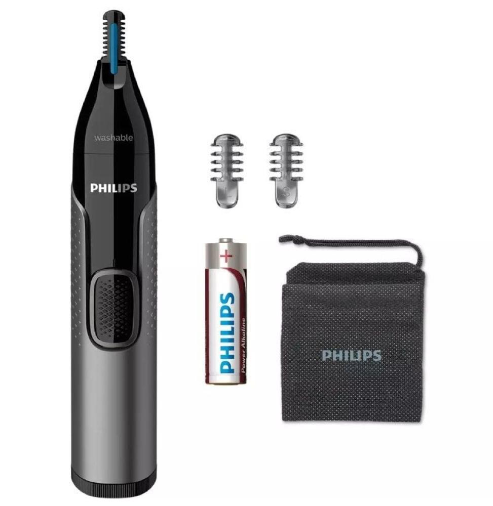 Perfilador Philips Nose Trimmer 3650 Serie 3000/ a Pilas/ 3 Accesorios